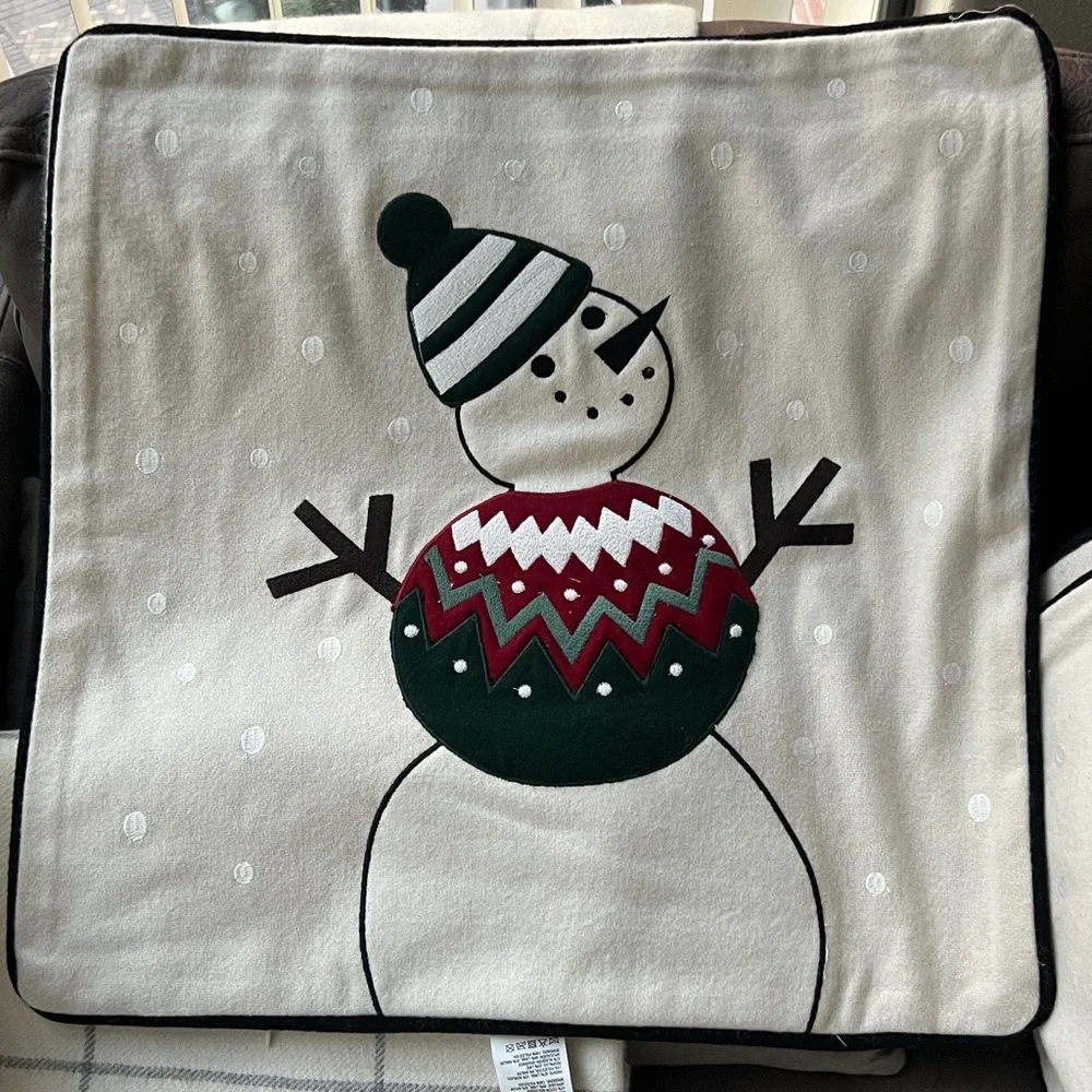 Crate&barrel Fair Isle Snowman 20